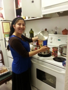 Hannah-cooking