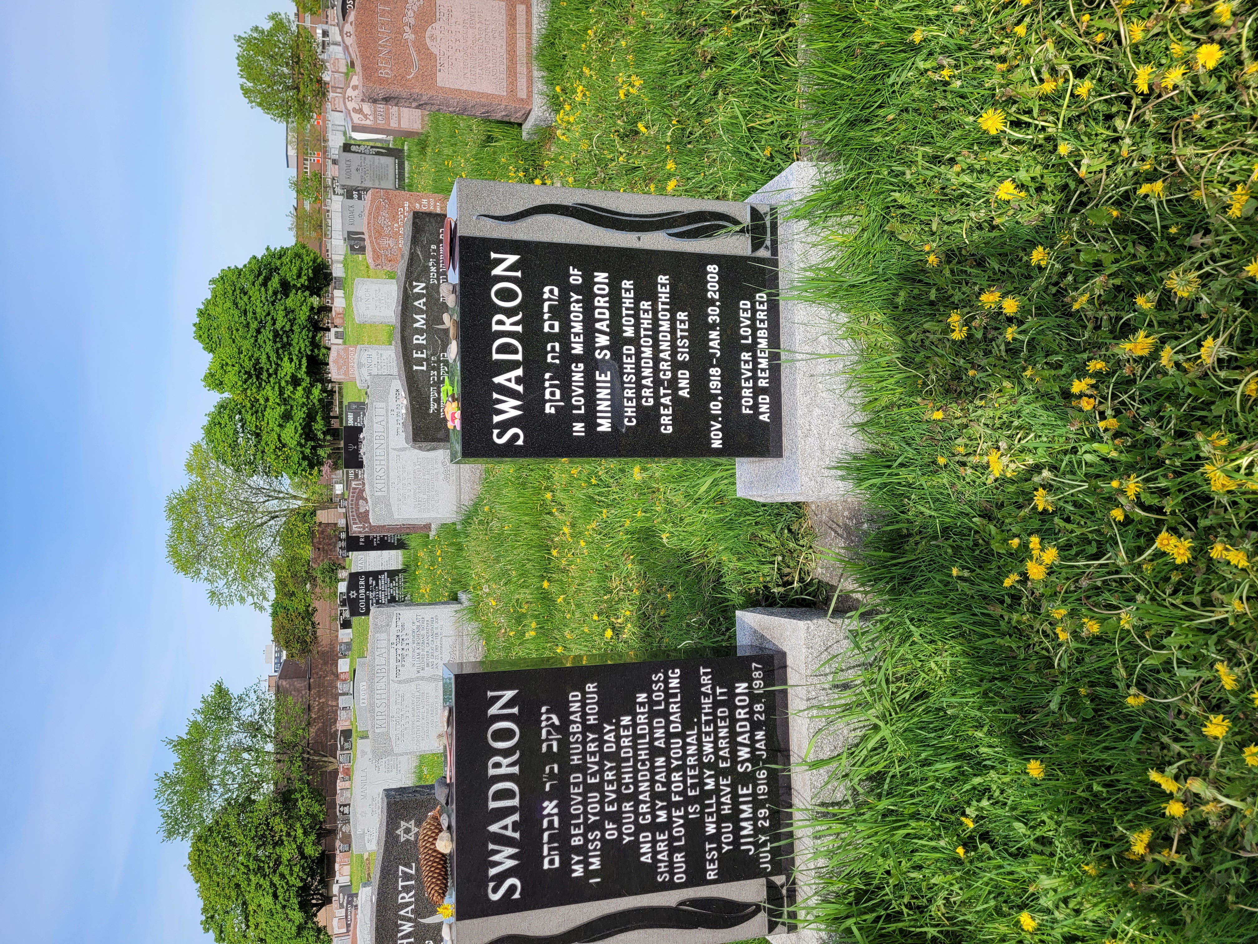 Swadron tombstones
